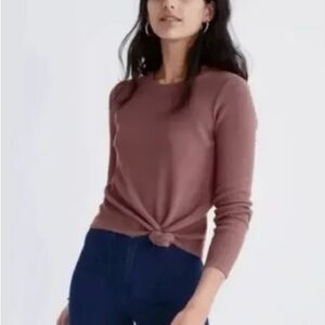 EUC Madewell Texture & Thread Long Sleeve Knit Top